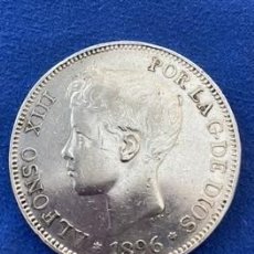 Monedas de España: ALFONSO XIII 5 PESETAS 1896