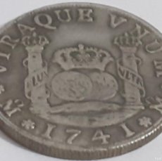 Monedas de España: RÉPLICA MONEDA 1741. 4 REALES. REY FELIPE V, MÉJICO, ESPAÑA.