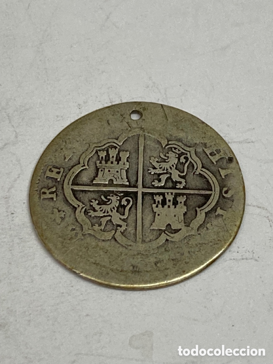 Monedas de Espa&ntilde;a: Moneda de plata Philippus 1734 M22 - Foto 2