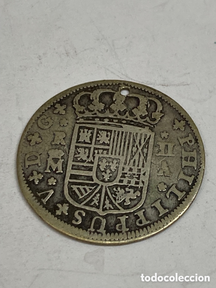 Monedas de Espa&ntilde;a: Moneda de plata Philippus 1734 M22 - Foto 1