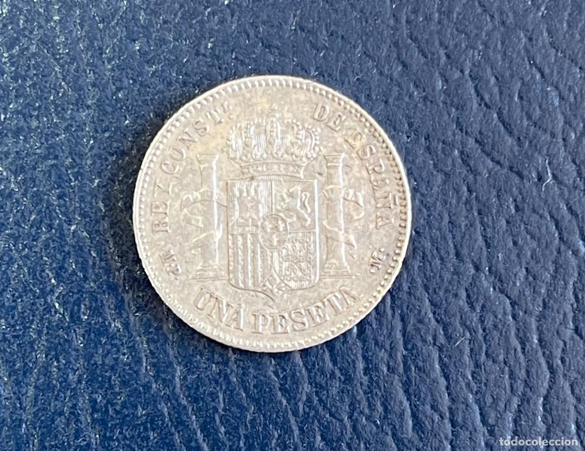 Monedas de Espa&ntilde;a: 1 Peseta de Alfonso XIII del 1889 - Foto 2