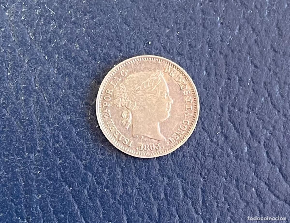Monedas de Espa&ntilde;a: 1 Real de plata de Isabel II del 1863 - Foto 1