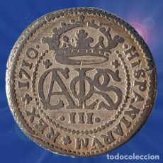 Monedas de España: 2 REALES 1710 CARLOS III EL PRETENDIENTE - CECA BARCELONA - REAL DE A 2 CERTIFICADA