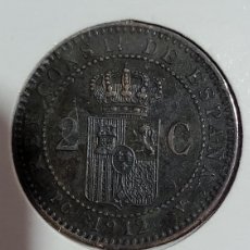 Monedas de España: MONEDA ANTIGUA 2 CENTIMOS 1912 ALFONSO XLLL