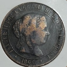 Monedas de España: MONEDA 2/12 CENTIMOS DE ESCUDO LSABEL LL 1868