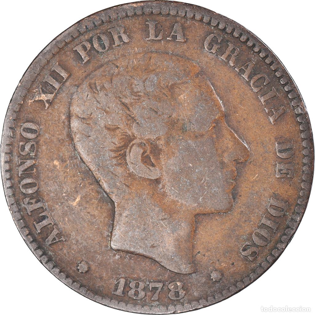 Monedas de Espa&ntilde;a: [#1084207] Moneda, Espa&ntilde;a, 10 Centimos, 1878 - Foto 1