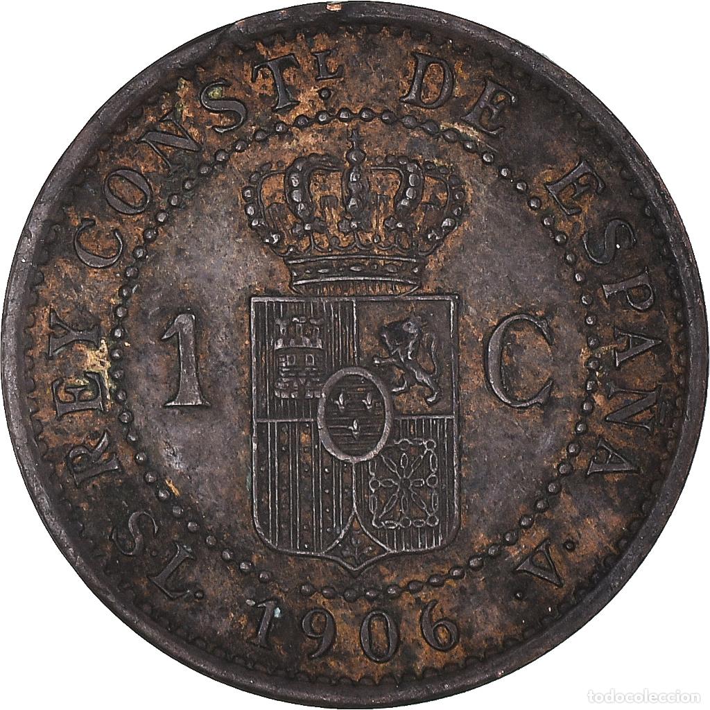 Monedas de Espa&ntilde;a: [#1463544] Moneda, Espa&ntilde;a, Centimo, 1906 - Foto 2