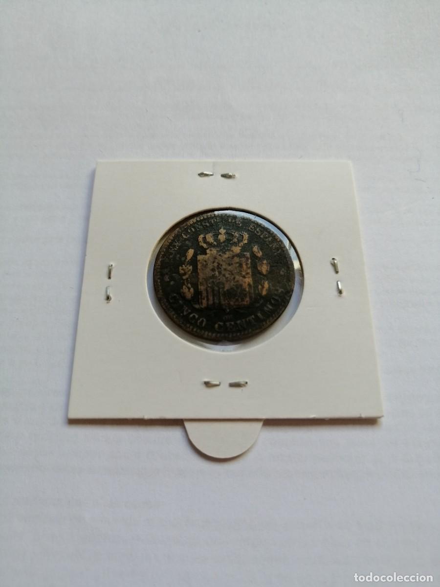 Monedas de Espa&ntilde;a: 5 Centimos 1879 Alfonso XII - Foto 2