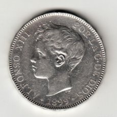 Monedas de España: ESPAÑA 5 PESETAS PLATA 1899 SG.V *18* *99* ALFONSO XIII - ULTIMO DURO DEL REY