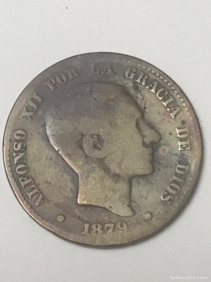 Monedas de Espa&ntilde;a: Alfonso XII. 10 C&eacute;ntimos. Barcelona. 1879. - Foto 1