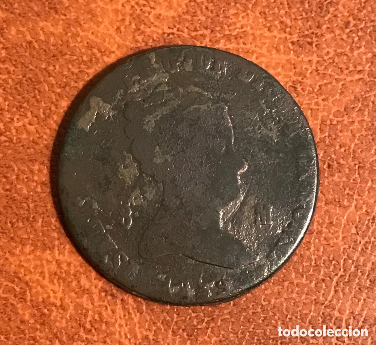 Monedas de Espa&ntilde;a: Moneda de 8 maravedis. Isabel II. 1839. - Foto 1