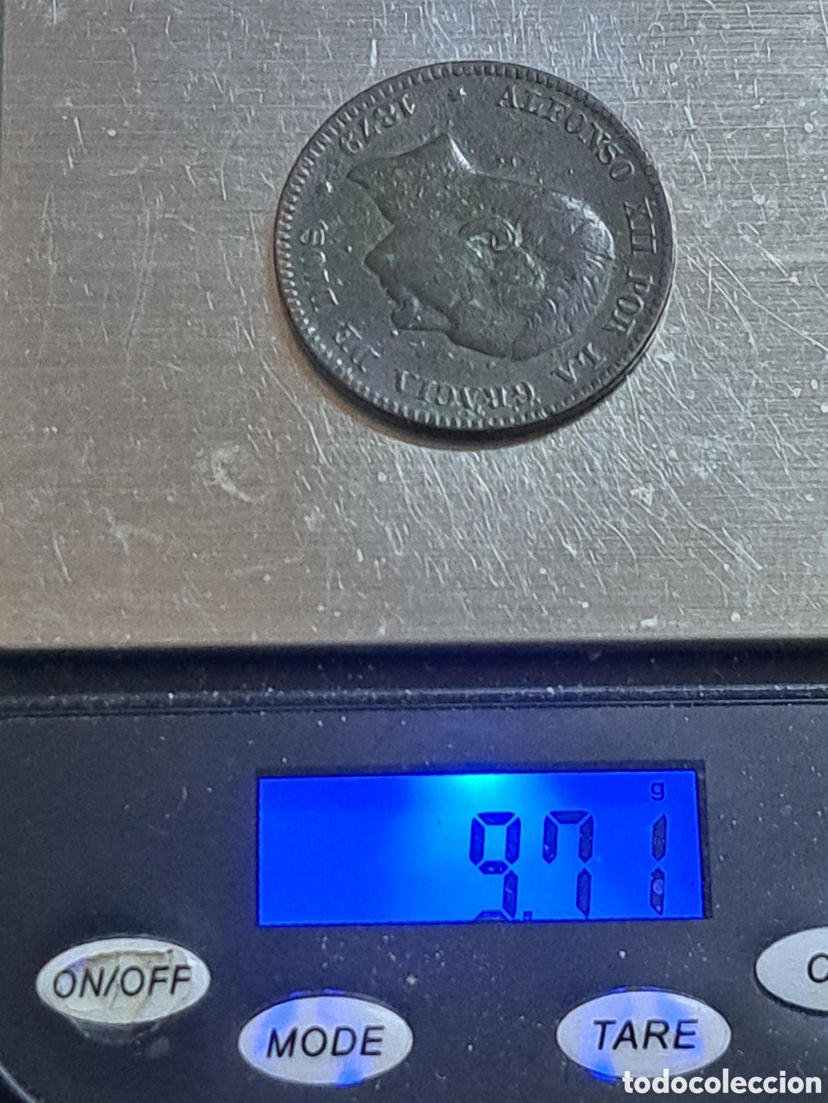 Monedas de Espa&ntilde;a: 10 c&eacute;ntimos de Alfonso XII a&ntilde;o 1879 - Foto 3