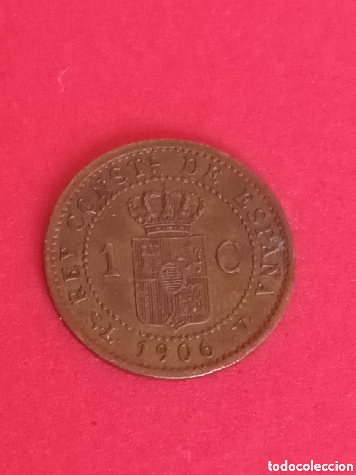 Monedas de Espa&ntilde;a: ALFONSO XIII. 1 C&Eacute;NTIMO DE 1906. *6* SLV. - Foto 2