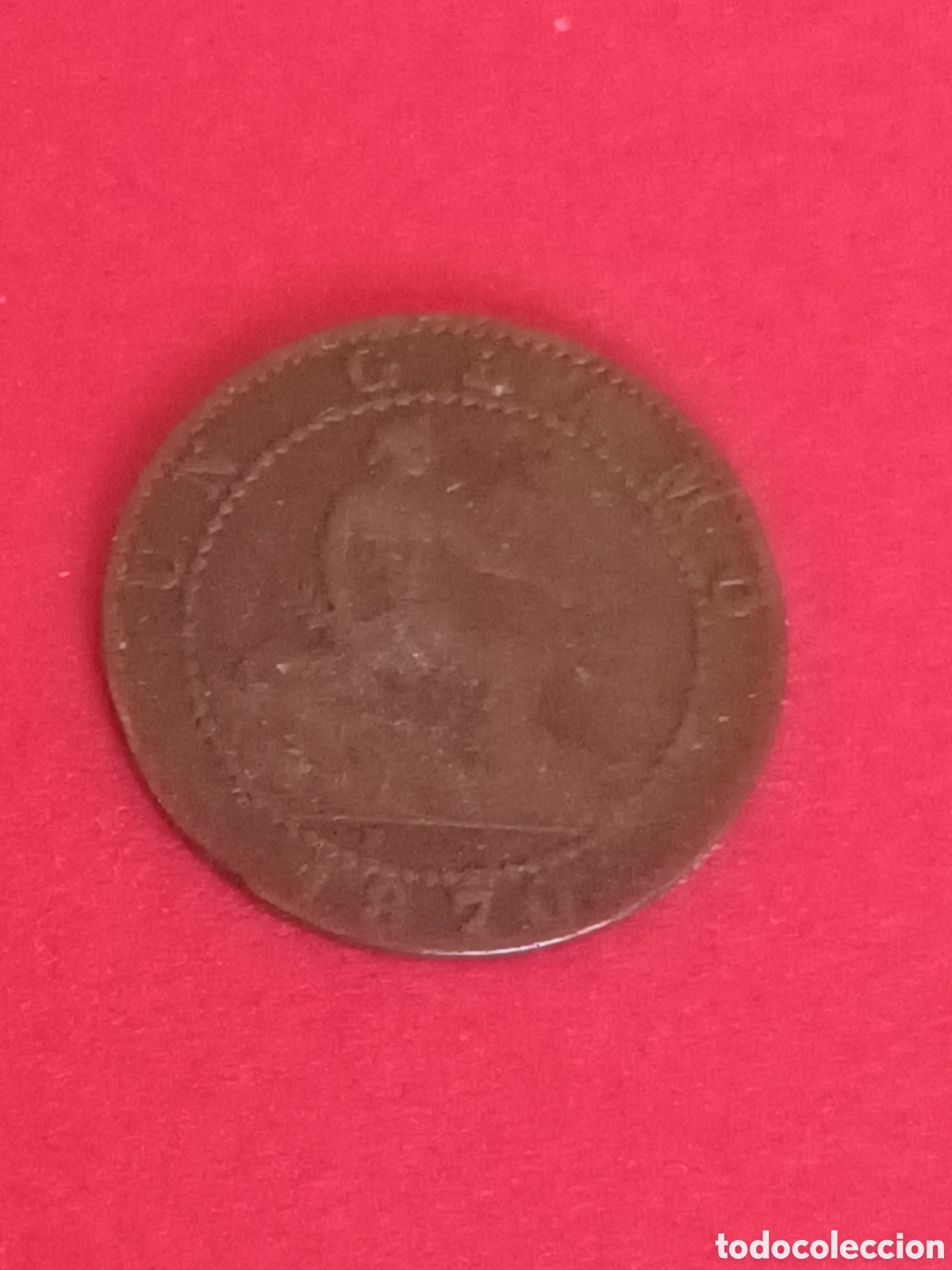 Monedas de Espa&ntilde;a: GOBIERNO PROVISIONAL. 1 C&Eacute;NTIMO DE 1870. - Foto 2