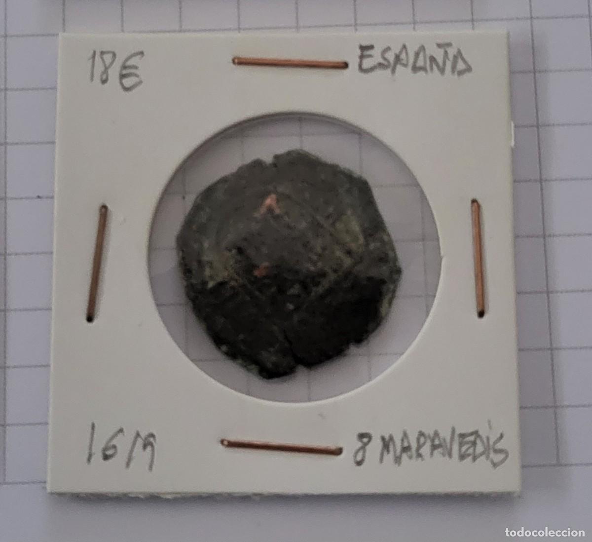 Monedas de Espa&ntilde;a: MONEDA DE ESPA&Ntilde;A 1619 8 MARAVEDIES - Foto 1