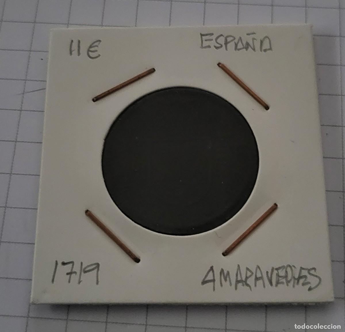 Monedas de Espa&ntilde;a: MONEDA DE ESPA&Ntilde;A 1719 MARAVEDIES - Foto 1