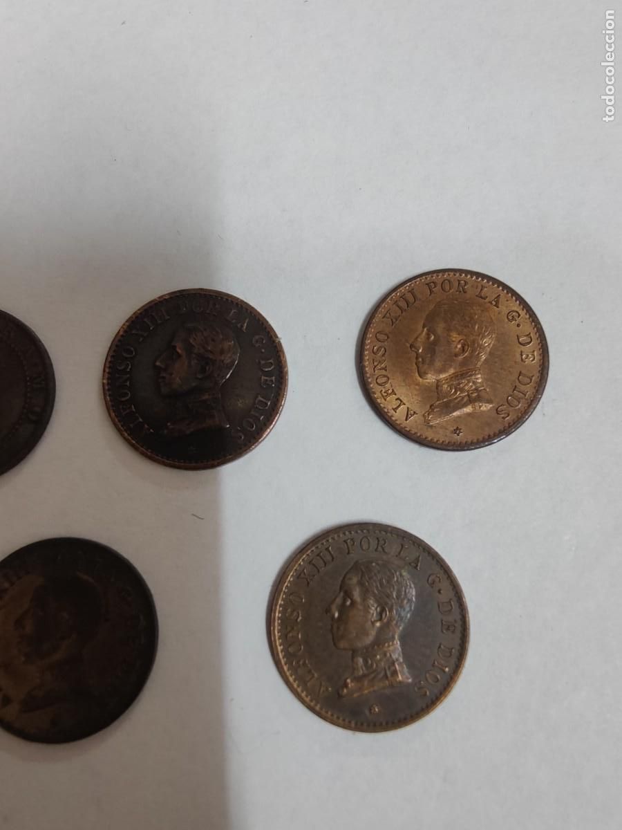 Monedas de Espa&ntilde;a: Lote de conjunto de 5 monedas de 1 centimo - Foto 4