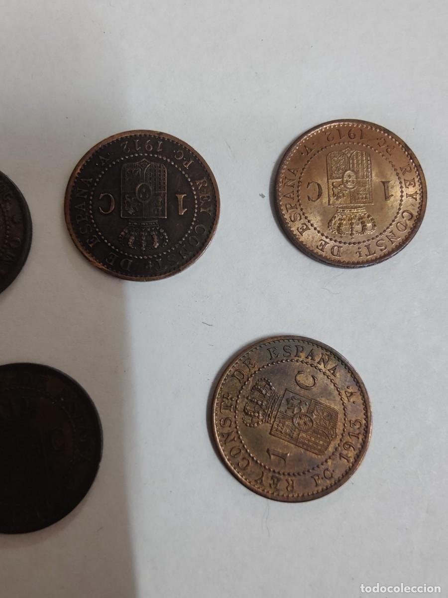 Monedas de Espa&ntilde;a: Lote de conjunto de 5 monedas de 1 centimo - Foto 7