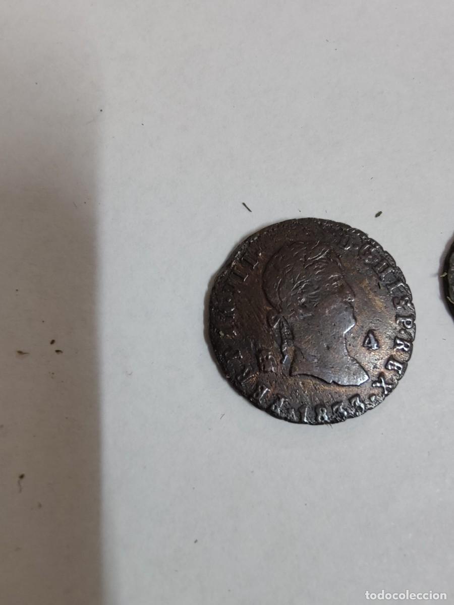 Monedas de Espa&ntilde;a: Lote de conjunto de 2 monedas de 1833 y 1831 - Foto 2
