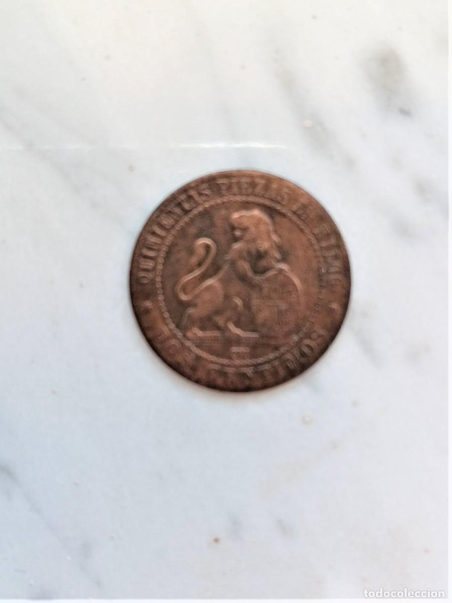 Monedas de Espa&ntilde;a: 2 centimos de Barcelona 1870 - Foto 2