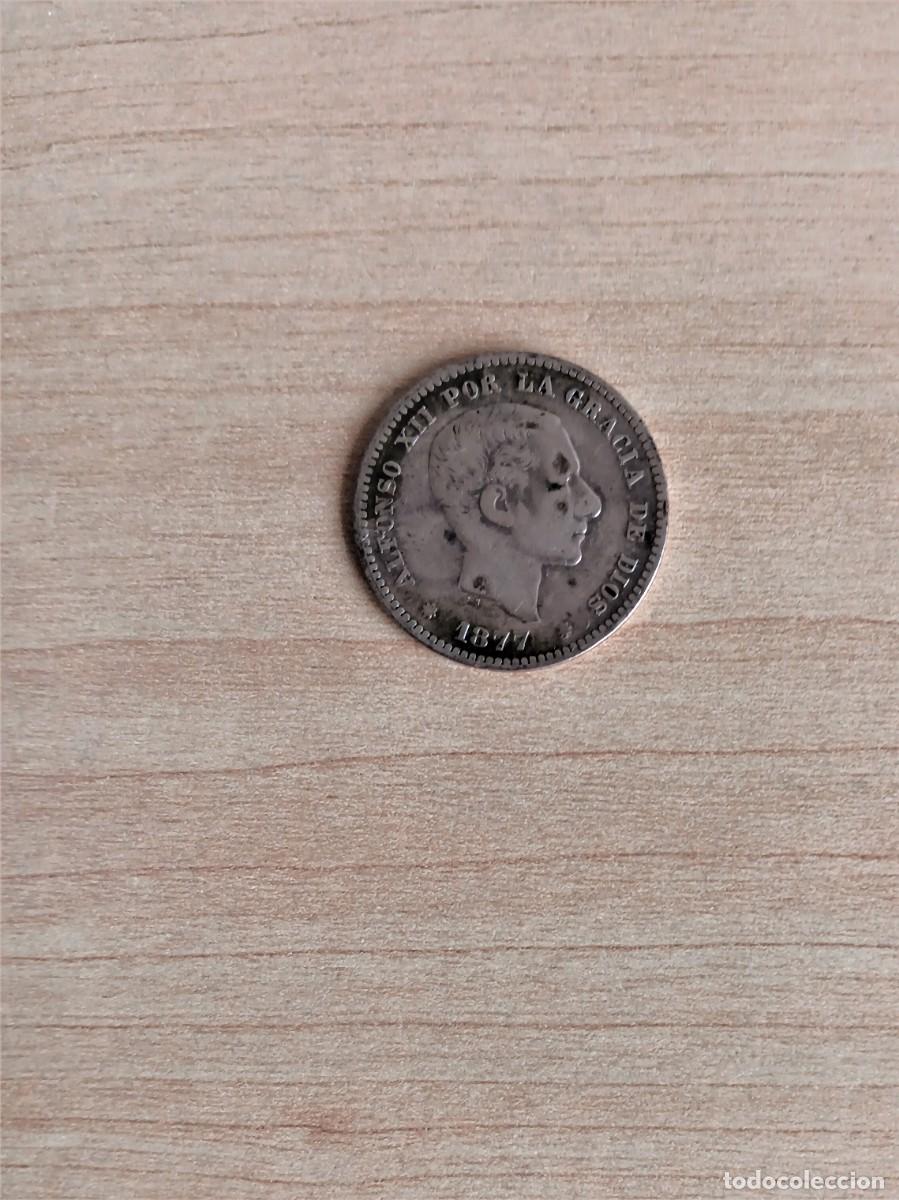 Monedas de Espa&ntilde;a: 5 centimos 1877 Barcelona. - Foto 1