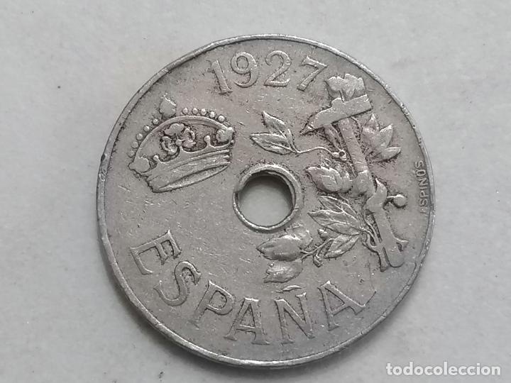 Monedas de Espa&ntilde;a: MONEDA ALFONSO XII, 25 CENTIMOS 1927 - Foto 1