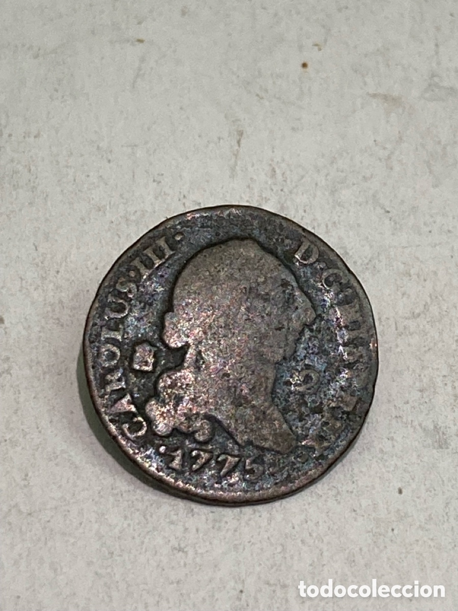 Monedas de Espa&ntilde;a: Moneda 2 Maraved&iacute;es 1775 L50 - Foto 1