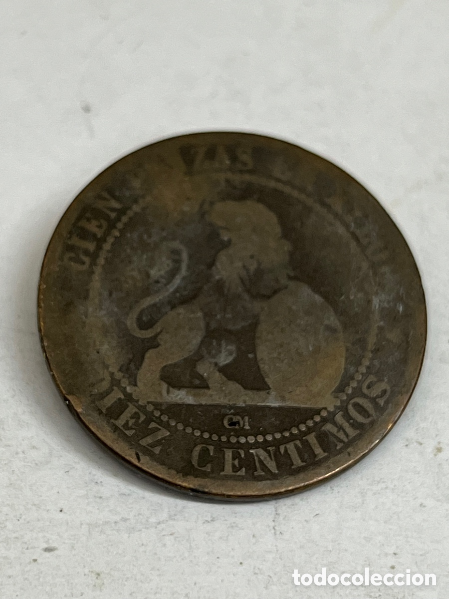 Monedas de Espa&ntilde;a: Moneda 10 c&eacute;ntimos 1870 L52 - Foto 1