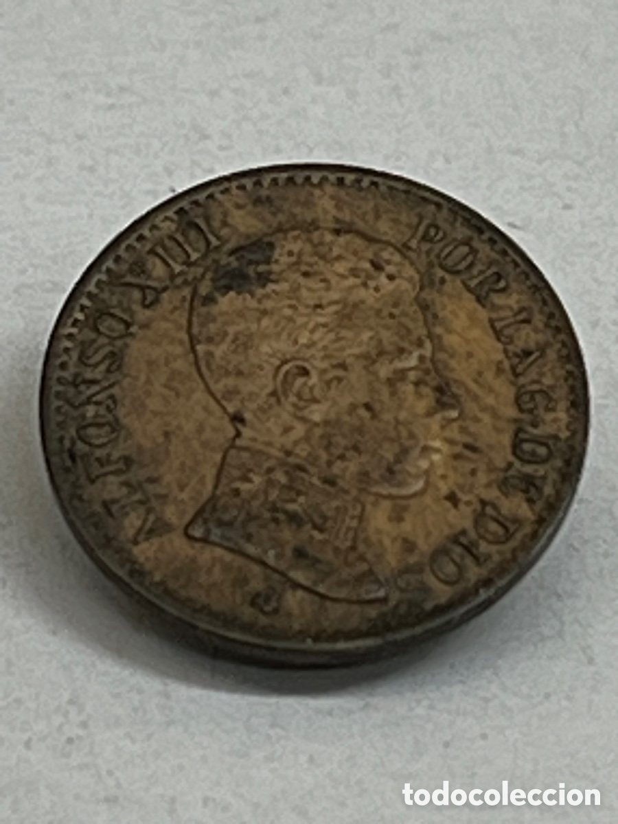 Monedas de Espa&ntilde;a: Moneda 1 c&eacute;ntimos 1906 L52 - Foto 2