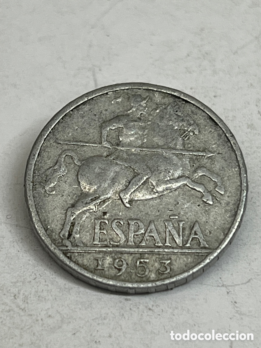 Monedas de Espa&ntilde;a: Moneda 10 c&eacute;ntimos 1953 L52 - Foto 1