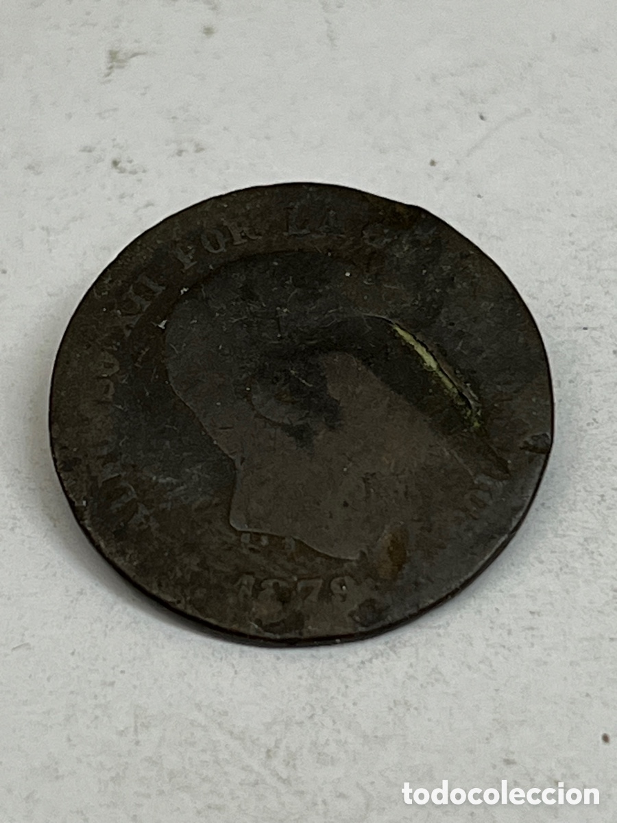 Monedas de Espa&ntilde;a: Moneda 5 c&eacute;ntimos 1879 L52 - Foto 1