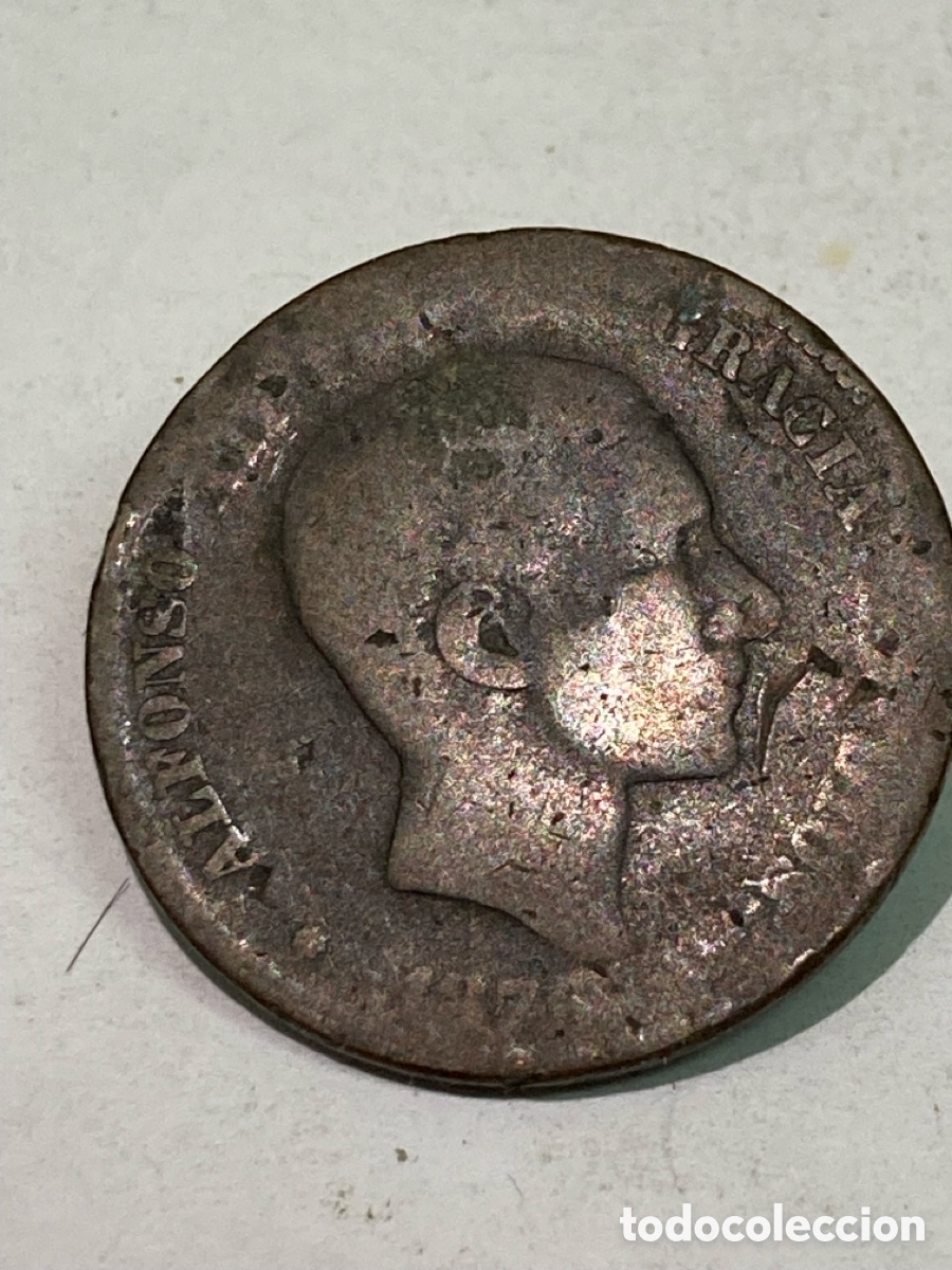 Monedas de Espa&ntilde;a: Moneda diez c&eacute;ntimos 1878 L52 - Foto 1