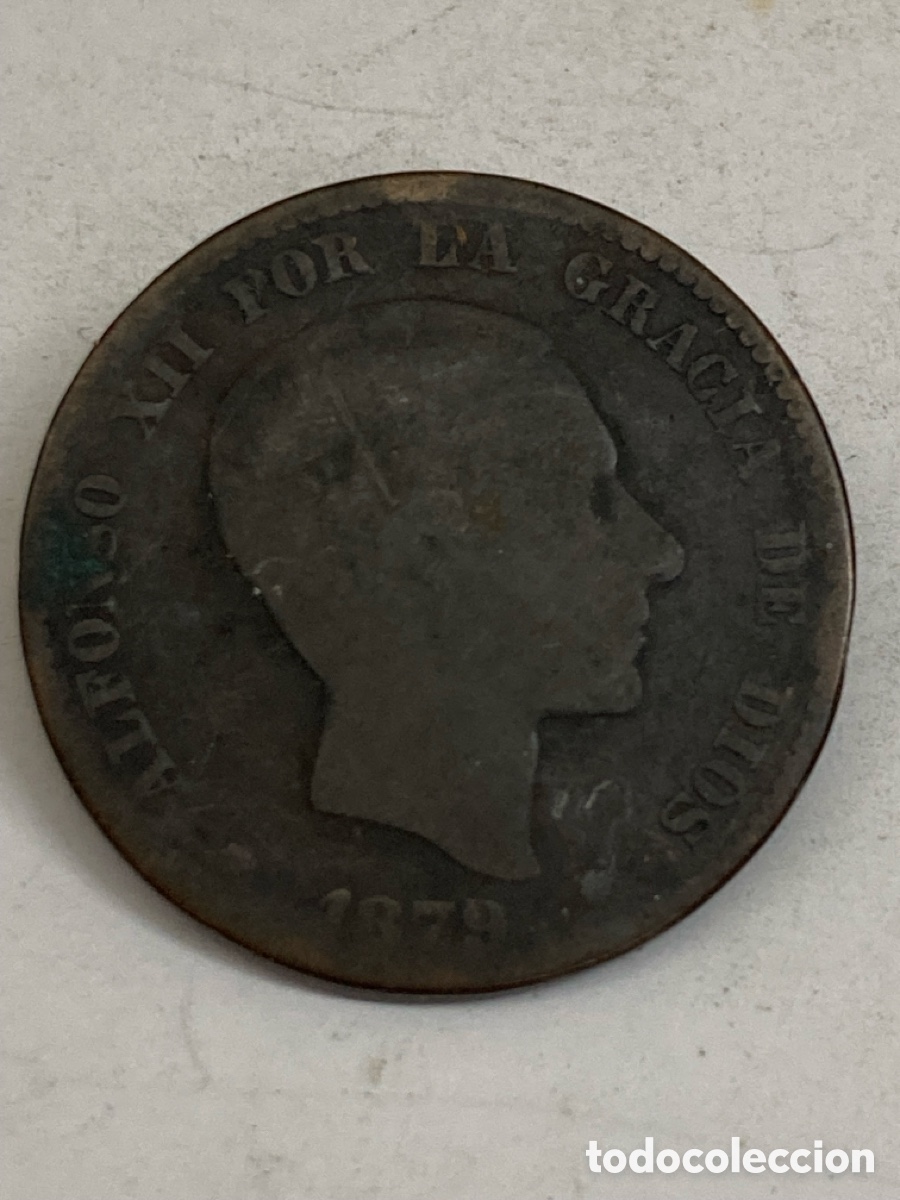 Monedas de Espa&ntilde;a: Moneda 10 c&eacute;ntimos 1879 L52 - Foto 1