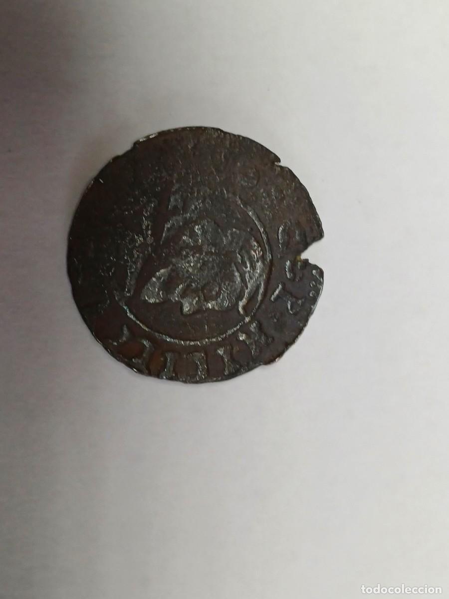 Monedas de Espa&ntilde;a: Moneda de 1663 N de 16 Maravedis de XC 1353 GRANADA en BC - Foto 5
