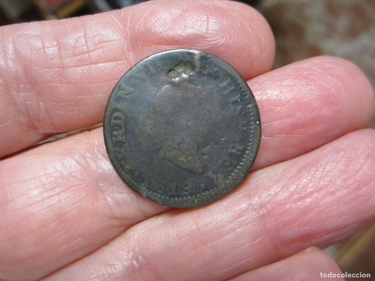 Monedas de Espa&ntilde;a: MONEDA DE 4 MARAVEDIS DE FERNANDO VII DE 1819 - Foto 1