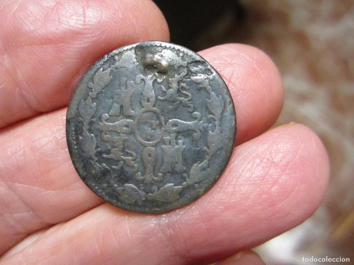 Monedas de Espa&ntilde;a: MONEDA DE 4 MARAVEDIS DE FERNANDO VII DE 1819 - Foto 2