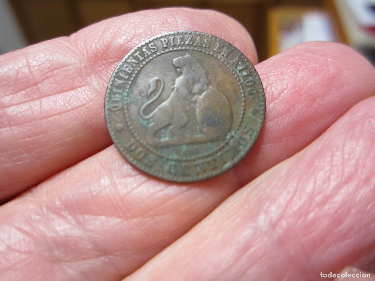 Monedas de Espa&ntilde;a: MONEDA DE 2 CENTIMOS DE LA 1&ordf; REPUBLICA DE 1870 - Foto 2