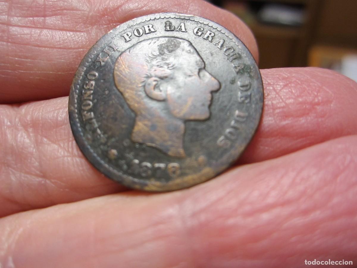 Monedas de Espa&ntilde;a: MONEDA DE 5 CENTIMOS DE ALFONSO XII DE 1878 - Foto 1