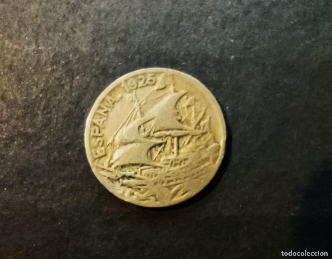 Monedas de Espa&ntilde;a: Moneda Espa&ntilde;a 25 c&eacute;ntimos 1925. - Foto 1
