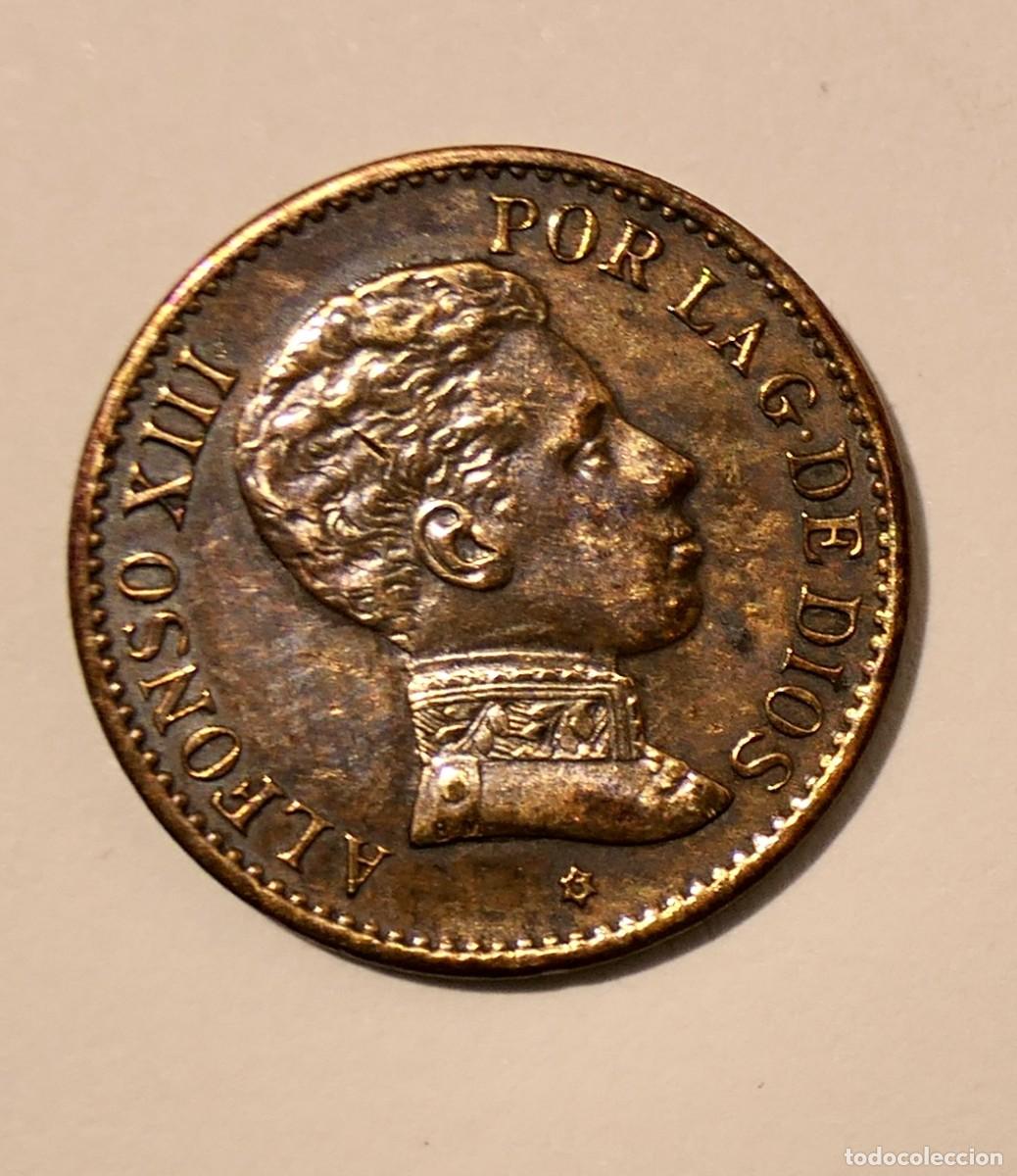 Monedas de Espa&ntilde;a: MONEDA ALFONSO XIII, 1 CENTIMOS - 1906 - *6 - Foto 1