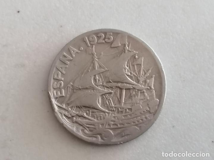 Monedas de Espa&ntilde;a: MONEDA 25 CENTIMOS P.C.S., ESPA&Ntilde;A 1925 - Foto 2