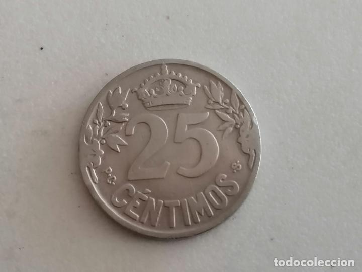 Monedas de Espa&ntilde;a: MONEDA 25 CENTIMOS P.C.S., ESPA&Ntilde;A 1925 - Foto 1