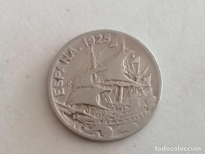 Monedas de Espa&ntilde;a: MONEDA 25 CENTIMOS P.C.S., ESPA&Ntilde;A 1925 - Foto 2
