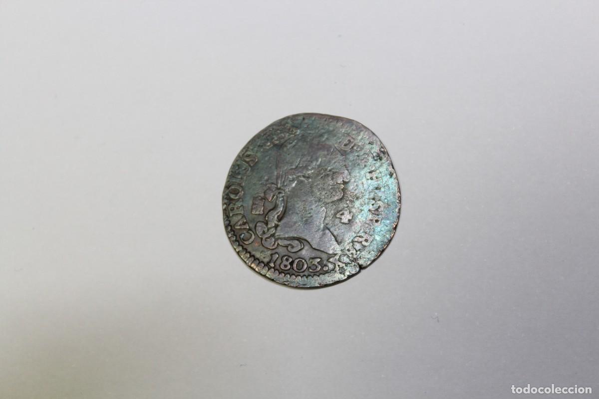 Monedas de Espa&ntilde;a: 4 MARAVEDIS de 1803 de SEGOVIA XC 1515 en BC - Foto 1