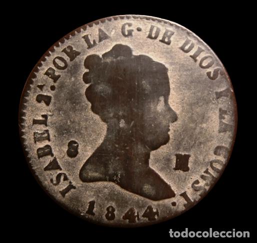 Monedas de Espa&ntilde;a: ISABEL II. 8 MARAVEDIS - 1844. JUBIA. - Foto 1
