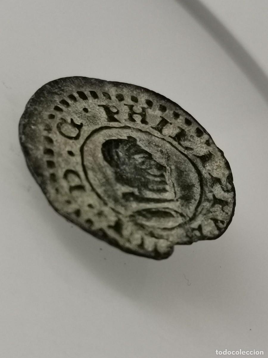 Monedas de Espa&ntilde;a: Felipe IV 4 Maraved&iacute;s 1663 Sevilla. (Ingenio) - Foto 5