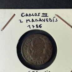 Monedas de España: CARLOS III - 2 MARAVEDÍS - SEGOVIA 1786