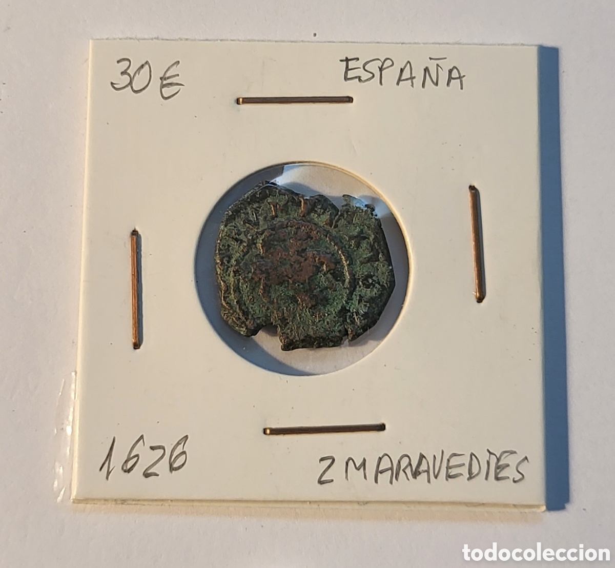 Monedas de Espa&ntilde;a: MONEDA DE ESPA&Ntilde;A 1626 &rdquo;2 MARAVEDIES&rdquo; - Foto 1