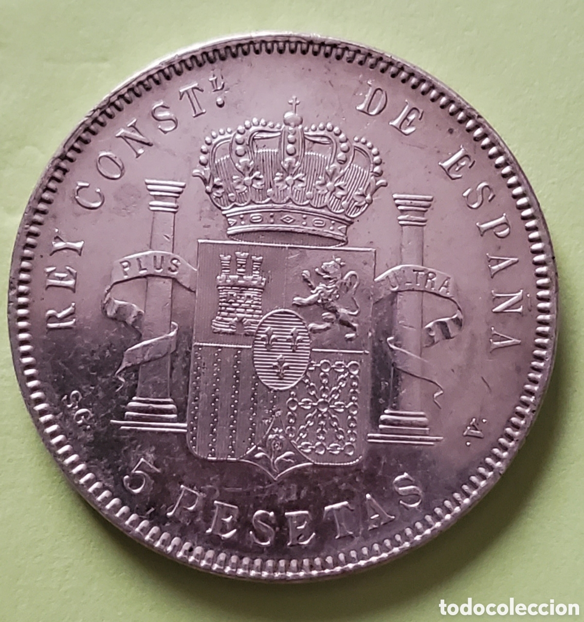 Monedas de Espa&ntilde;a: Sin circular 5 pts.1898 Alfonso XIII - Foto 1