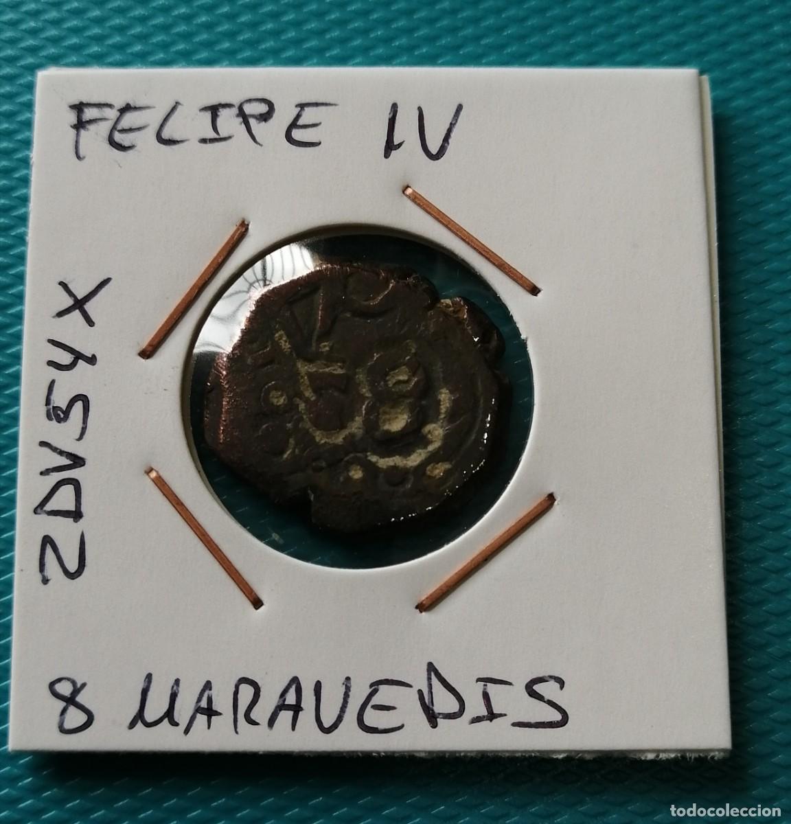 Monedas de Espa&ntilde;a: MONEDA DE FELIPE IV - 8 MARAVEDIS - Foto 1